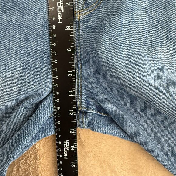 Good American Jeans Womens 6 Blue 941 Good Boy High Rise Straight Boot Slit 29" - Picture 13 of 16